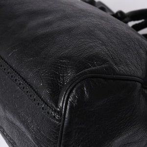 BALENCIAGA バレンシアガ ハンドバッグ バレンシアガ シティ 2WAY ショルダーバッグ ブラック レザー 235223 美品 中古 4a000409