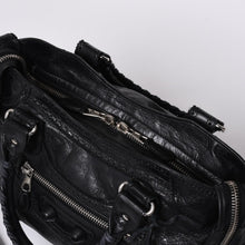 画像をギャラリービューアに読み込む, BALENCIAGA バレンシアガ ハンドバッグ バレンシアガ シティ 2WAY ショルダーバッグ ブラック レザー 235223 美品 中古 4a000409