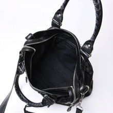 画像をギャラリービューアに読み込む, BALENCIAGA バレンシアガ ハンドバッグ バレンシアガ シティ 2WAY ショルダーバッグ ブラック レザー 235223 美品 中古 4a000409