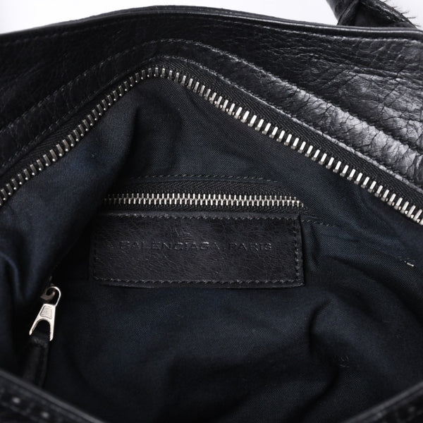 BALENCIAGA バレンシアガ ハンドバッグ バレンシアガ シティ 2WAY ショルダーバッグ ブラック レザー 235223 美品 中古 4a000409