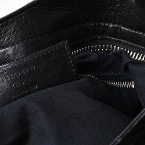BALENCIAGA バレンシアガ ハンドバッグ バレンシアガ シティ 2WAY ショルダーバッグ ブラック レザー 235223 美品 中古 4a000409