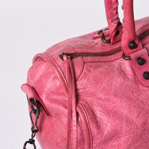 BALENCIAGA Handbag Balenciaga Maxi Twiggy 2WAY Shoulder Bag Pink Leather 241423 Good Condition Used 4a000379