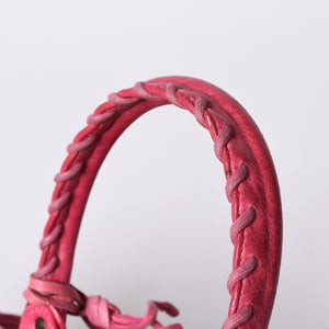BALENCIAGA Handbag Balenciaga Maxi Twiggy 2WAY Shoulder Bag Pink Leather 241423 Good Condition Used 4a000379