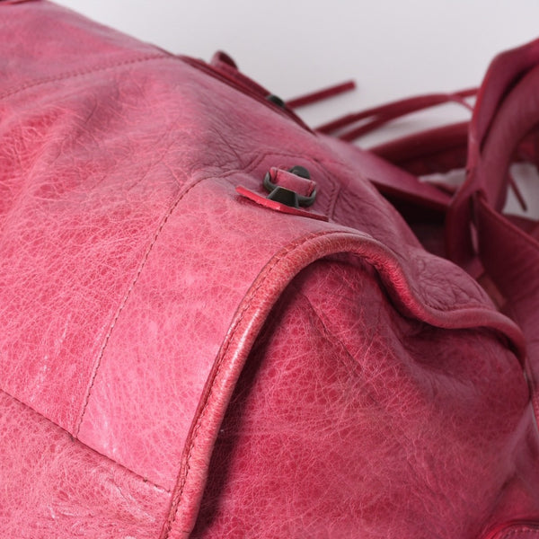 BALENCIAGA Handbag Balenciaga Maxi Twiggy 2WAY Shoulder Bag Pink Leather 241423 Good Condition Used 4a000379