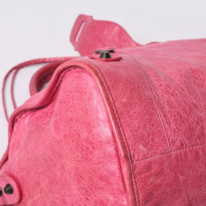 BALENCIAGA Handbag Balenciaga Maxi Twiggy 2WAY Shoulder Bag Pink Leather 241423 Good Condition Used 4a000379