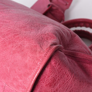 BALENCIAGA Handbag Balenciaga Maxi Twiggy 2WAY Shoulder Bag Pink Leather 241423 Good Condition Used 4a000379