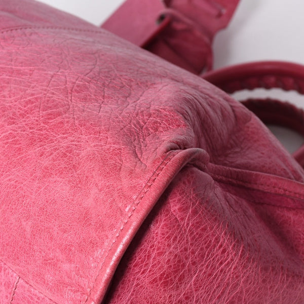 BALENCIAGA Handbag Balenciaga Maxi Twiggy 2WAY Shoulder Bag Pink Leather 241423 Good Condition Used 4a000379