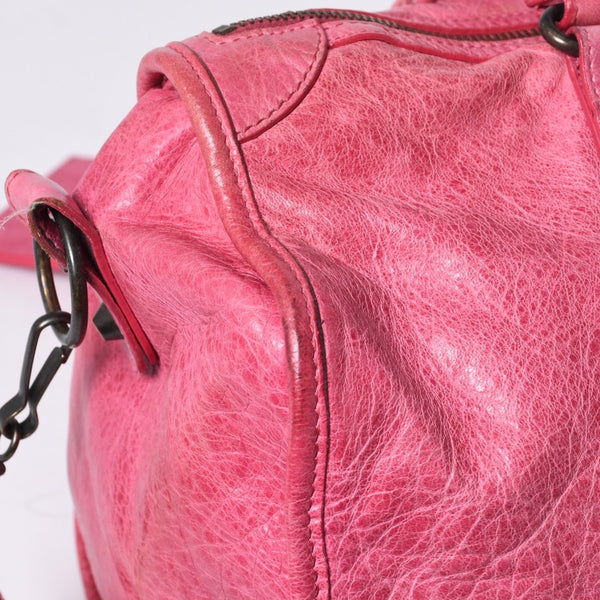 BALENCIAGA Handbag Balenciaga Maxi Twiggy 2WAY Shoulder Bag Pink Leather 241423 Good Condition Used 4a000379