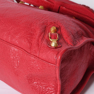 BALENCIAGA Giant City Balenciaga Giant City 2WAY bag 281770 Leather Pink Gold hardware Good condition Used 4a000137