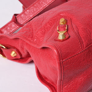 BALENCIAGA Giant City Balenciaga Giant City 2WAY bag 281770 Leather Pink Gold hardware Good condition Used 4a000137