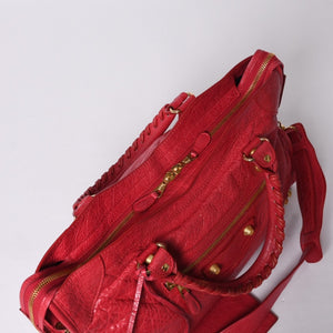 BALENCIAGA Giant City Balenciaga Giant City 2WAY bag 281770 Leather Pink Gold hardware Good condition Used 4a000137