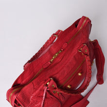 画像をギャラリービューアに読み込む, BALENCIAGA Giant City バレンシアガ ジャイアント シティ 2WAYバッグ 281770 レザー ピンク ゴールド金具 美品 中古 4a000137