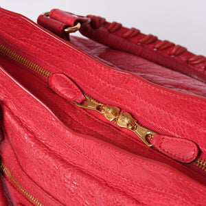 BALENCIAGA Giant City Balenciaga Giant City 2WAY bag 281770 Leather Pink Gold hardware Good condition Used 4a000137