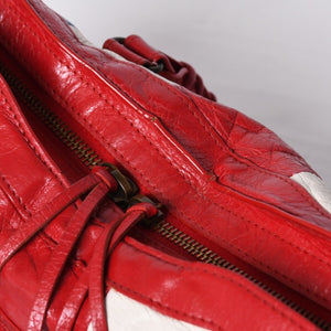 BALENCIAGA Classic City 2WAY Hand Shoulder Bag 431621 Multicolor Red Gold Hardware Good Condition Used 4a000139