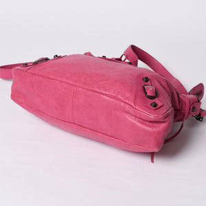 BALENCIAGA Handbag Balenciaga The Town 2WAY Shoulder Bag Pink Leather 240579 Good Condition Used 4a000419