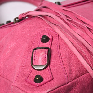 BALENCIAGA Handbag Balenciaga The Town 2WAY Shoulder Bag Pink Leather 240579 Good Condition Used 4a000419