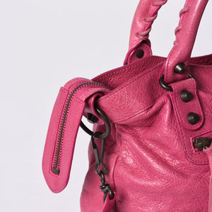 BALENCIAGA Handbag Balenciaga The Town 2WAY Shoulder Bag Pink Leather 240579 Good Condition Used 4a000419