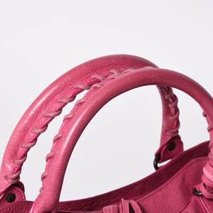 BALENCIAGA Handbag Balenciaga The Town 2WAY Shoulder Bag Pink Leather 240579 Good Condition Used 4a000419