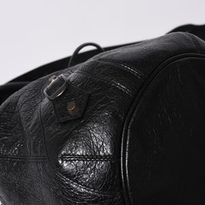 BALENCIAGA バレンシアガ ジャイアント ミニポンポン 2WAYハンドバッグ ブラック 246438 レザー シルバー金具 美品 中古 4a000165