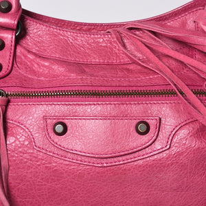 BALENCIAGA Handbag Balenciaga The Town 2WAY Shoulder Bag Pink Leather 240579 Good Condition Used 4a000419