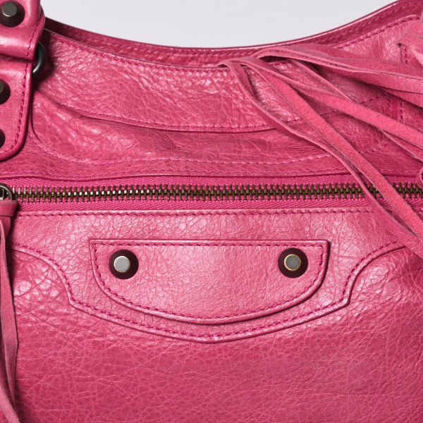 BALENCIAGA Handbag Balenciaga The Town 2WAY Shoulder Bag Pink Leather 240579 Good Condition Used 4a000419