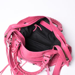 BALENCIAGA Handbag Balenciaga The Town 2WAY Shoulder Bag Pink Leather 240579 Good Condition Used 4a000419