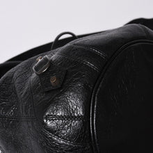 画像をギャラリービューアに読み込む, BALENCIAGA バレンシアガ ジャイアント ミニポンポン 2WAYハンドバッグ ブラック 246438 レザー シルバー金具 美品 中古 4a000165