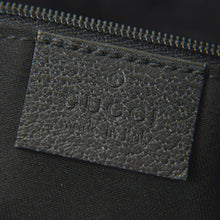 画像をギャラリービューアに読み込む, GUCCI グッチ ワンショルダー ハンドバッグ 130738 213043 GGキャンバス レザー ブラック ゴールド金具 美品 中古 4a000176