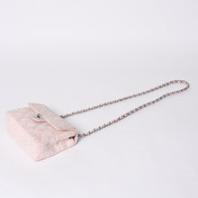 画像をギャラリービューアに読み込む, 極美品 CHANEL シャネル ミニマトラッセ17 Sフラップ Sチェーンショルダーバッグ 9番台 ココマーク ツイード レザー ピンク 中古 4a000912
