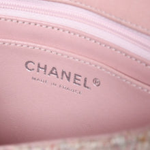 画像をギャラリービューアに読み込む, 極美品 CHANEL シャネル ミニマトラッセ17 Sフラップ Sチェーンショルダーバッグ 9番台 ココマーク ツイード レザー ピンク 中古 4a000912