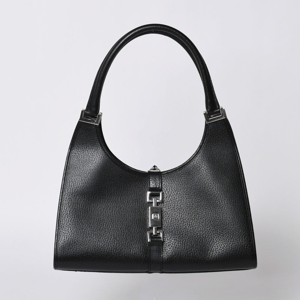 GUCCI グッチ ジャッキーレザー Shoulder Bag ショルダーバッグ Black ブラック 002‐1067 美品 中古 4a000177