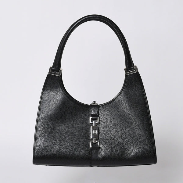 GUCCI グッチ ジャッキーレザー Shoulder Bag ショルダーバッグ Black ブラック 002‐1067 美品 中古 4a000177