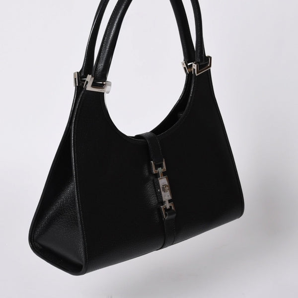 GUCCI グッチ ジャッキーレザー Shoulder Bag ショルダーバッグ Black ブラック 002‐1067 美品 中古 4a000177