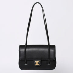 New and unused CHANEL 26SS Small Flap Bag Black Small flap bag Black Gold hardware Used 4a001122