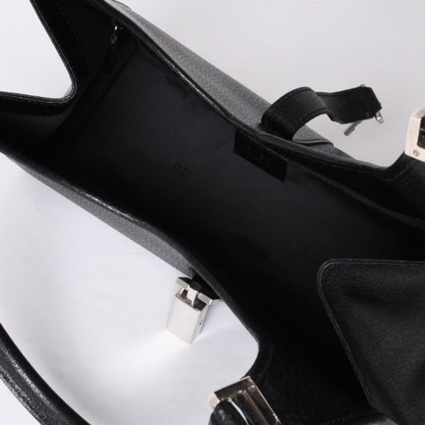 GUCCI グッチ ジャッキーレザー Shoulder Bag ショルダーバッグ Black ブラック 002‐1067 美品 中古 4a000177