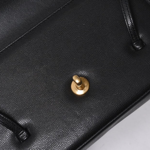 New and unused CHANEL 26SS Small Flap Bag Black Small flap bag Black Gold hardware Used 4a001122
