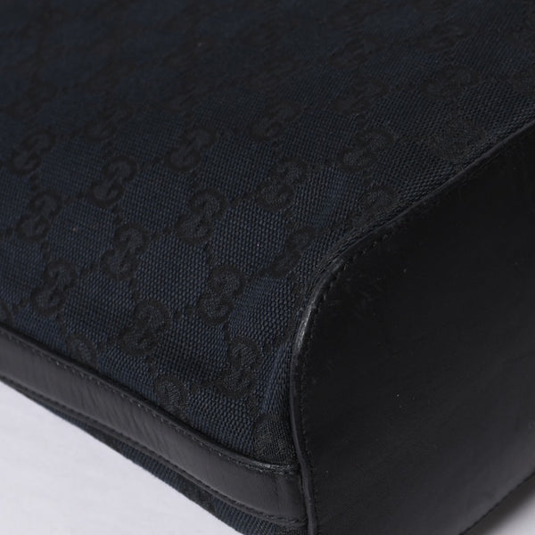GUCCI グッチ GGキャンバス Shoulder Bag ワンショルダーバッグ 001・4286 ブラックレザー 美品 中古 4a000271