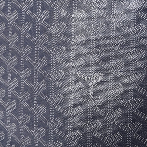 GOYARD Saint-Louis PM Goyardin Canvas Calf Gray Silver Hardware Made in France Good Condition Used 4a000981