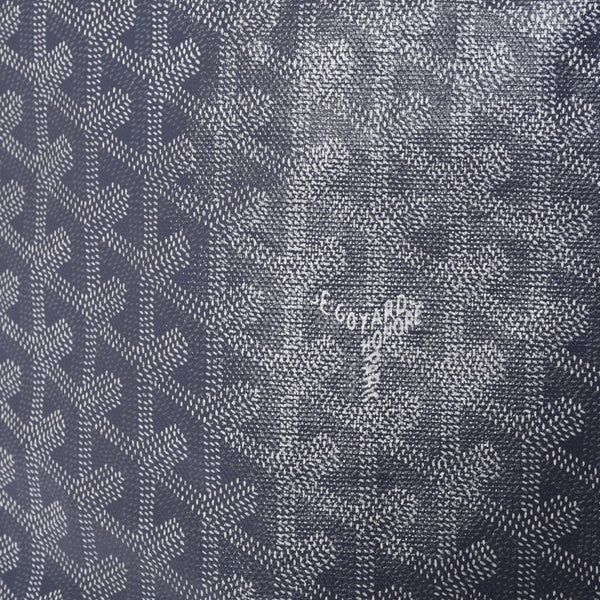 GOYARD Saint-Louis PM Goyardin Canvas Calf Gray Silver Hardware Made in France Good Condition Used 4a000981