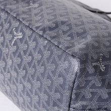 画像をギャラリービューアに読み込む, GOYARD ゴヤール サンルイPM ゴヤールディンキャンバス カーフ グレー シルバー金具 フランス製 美品 中古 4a000981
