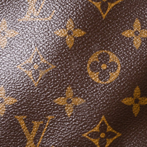Very Good Condition LOUIS VUITTON Pochette Accessory Pouch M51980 Monogram Brown Leather PVC Used 4a000592