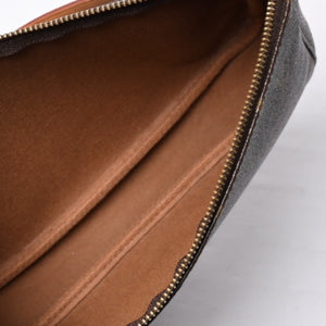 Very Good Condition LOUIS VUITTON Pochette Accessory Pouch M51980 Monogram Brown Leather PVC Used 4a000592
