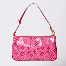 画像をギャラリービューアに読み込む, 極美品 LOUIS VUITTON ルイヴィトン コスミックブラッサム ポシェット・コスミック ハンドバッグ M93166 CA0180 ローズ 中古 4a000796