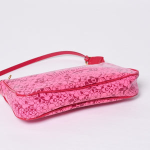 Very good condition LOUIS VUITTON Cosmic Blossom Pochette Cosmic Handbag M93166 CA0180 Rose Used 4a000796