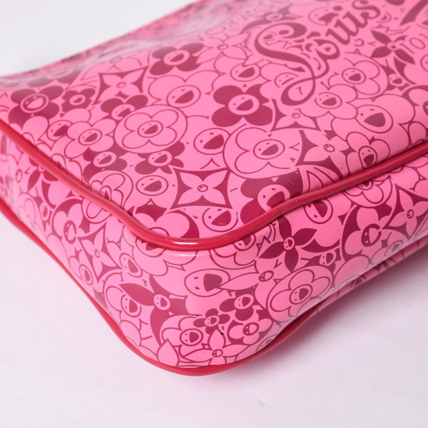 Very good condition LOUIS VUITTON Cosmic Blossom Pochette Cosmic Handbag M93166 CA0180 Rose Used 4a000796