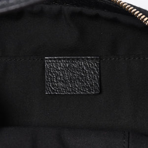 Very good condition GUCCI Gucci one shoulder handbag 162895 002403 GG canvas leather black gold hardware used 4a000192