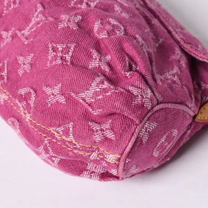 Very good condition LOUIS VUITTON Mini Pretty One Shoulder Bag M95216 Monogram Denim Pink Used 4a000717