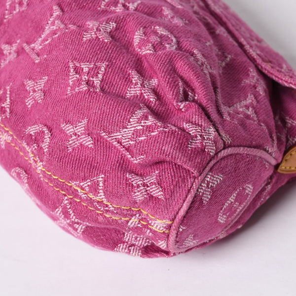 Very good condition LOUIS VUITTON Mini Pretty One Shoulder Bag M95216 Monogram Denim Pink Used 4a000717