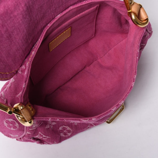Very good condition LOUIS VUITTON Mini Pretty One Shoulder Bag M95216 Monogram Denim Pink Used 4a000717