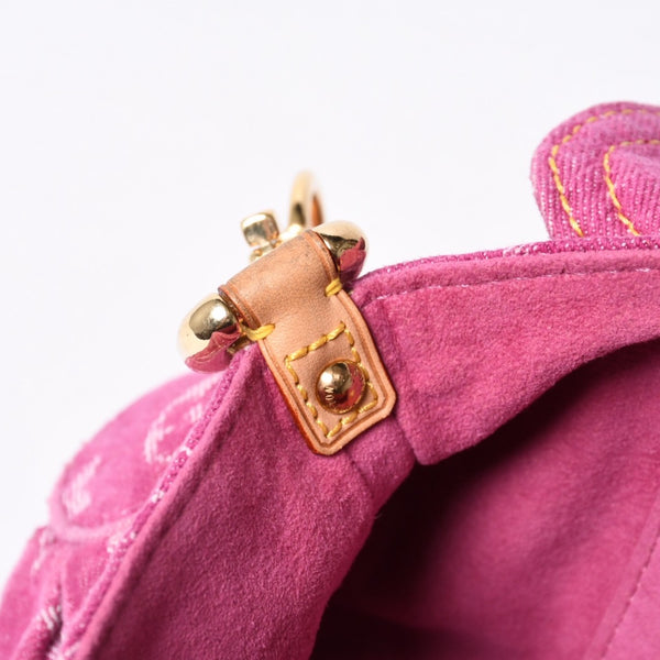 Very good condition LOUIS VUITTON Mini Pretty One Shoulder Bag M95216 Monogram Denim Pink Used 4a000717